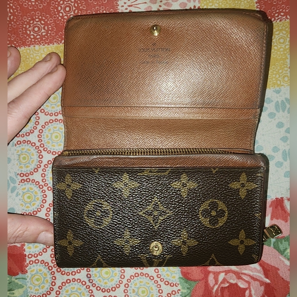 1994 vintage louis vuitton porte-monnaie tresor wallet guc see pics for flaws - Picture 3 of 16